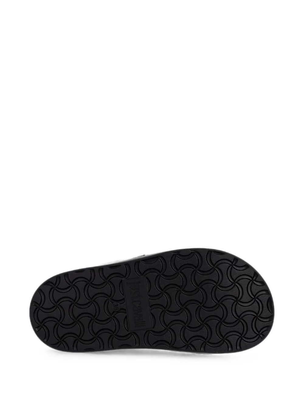 Just Cavalli stud-embellished buckle-fastening sandals Zwart