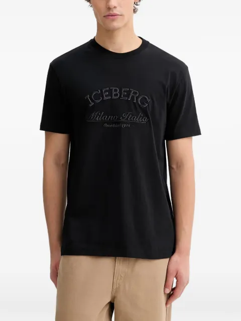 Iceberg logo-embroidered T-shirt