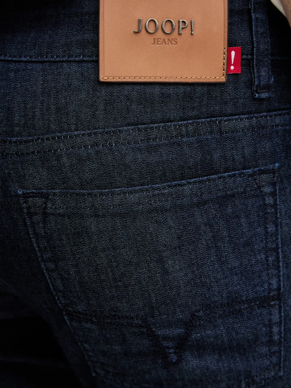 Joop! Mitch logo-patch jeans Blauw
