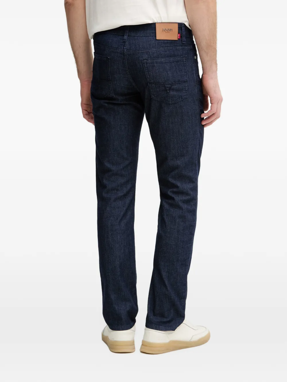 Joop! Mitch logo-patch jeans Blauw