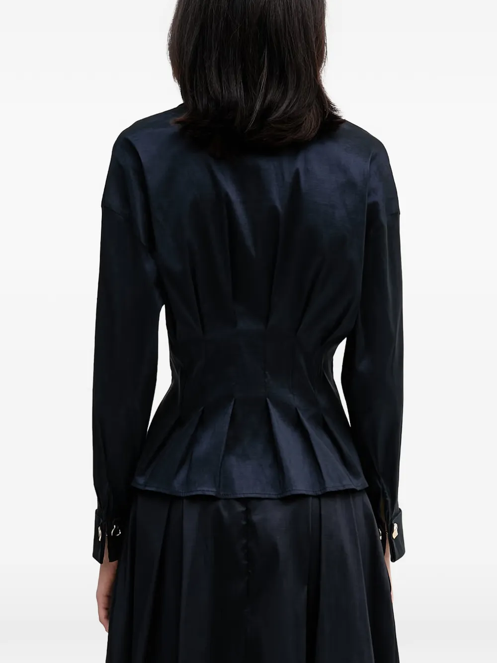 Joseph Ribkoff Blouse met knopen en plooien Blauw
