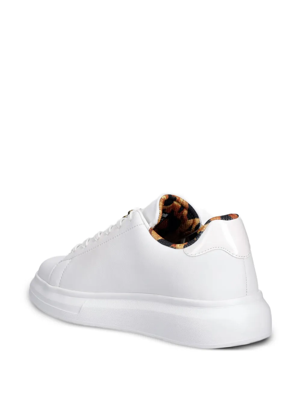 Just Cavalli logo-plaque sneakers Wit