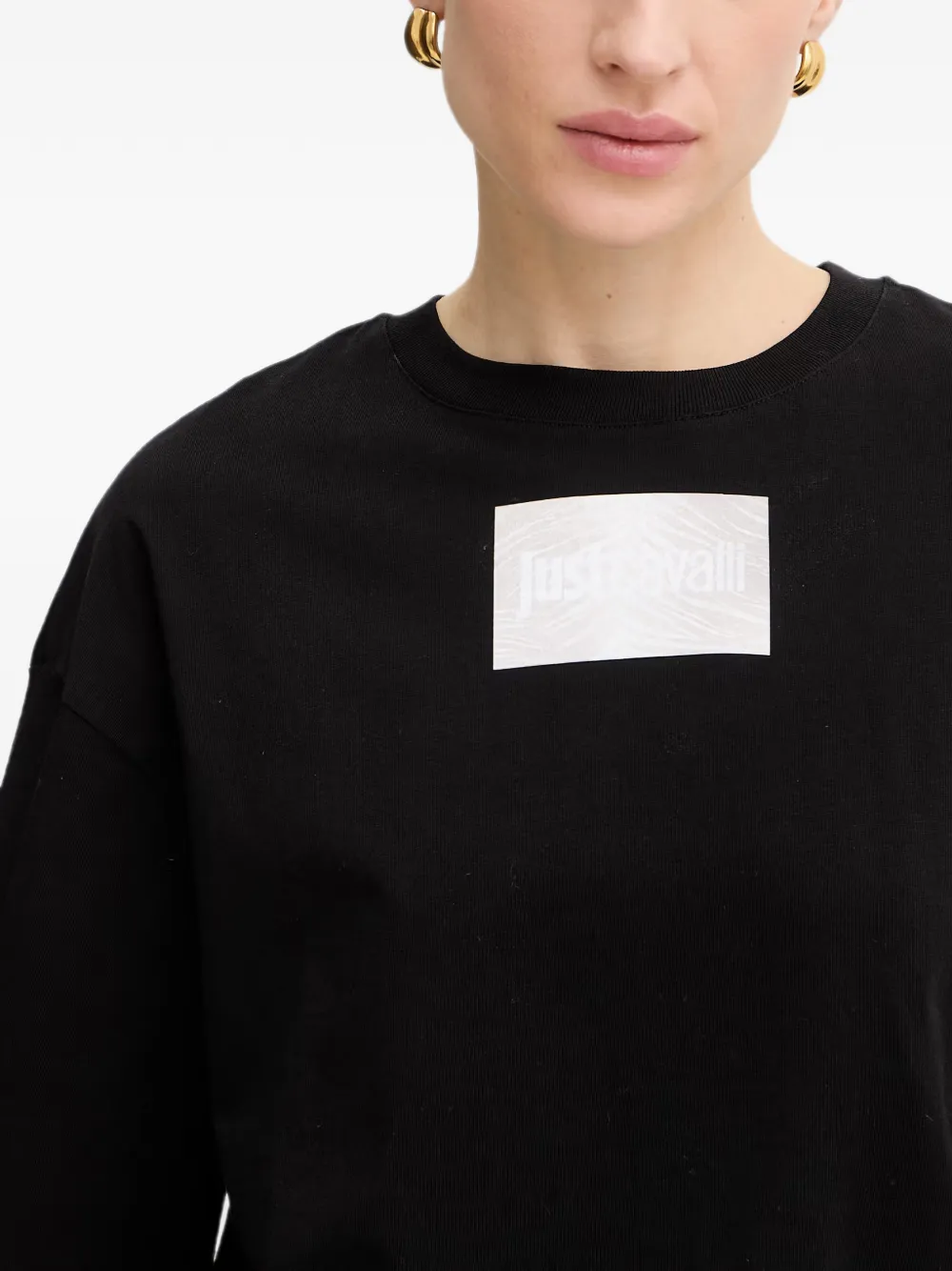 Just Cavalli T-shirt met korte mouwen Zwart