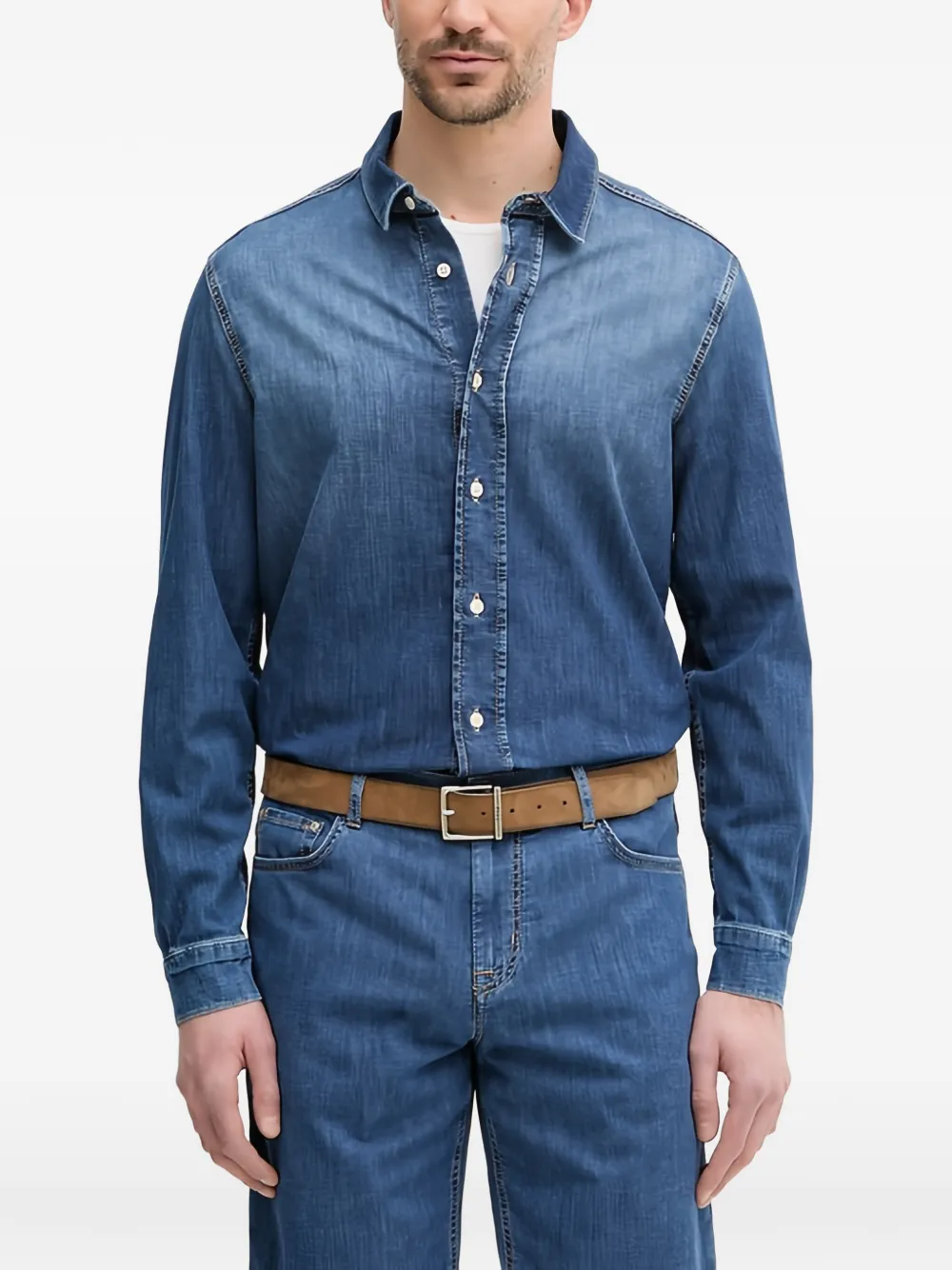 Joop! button-fastening shirt - Blu