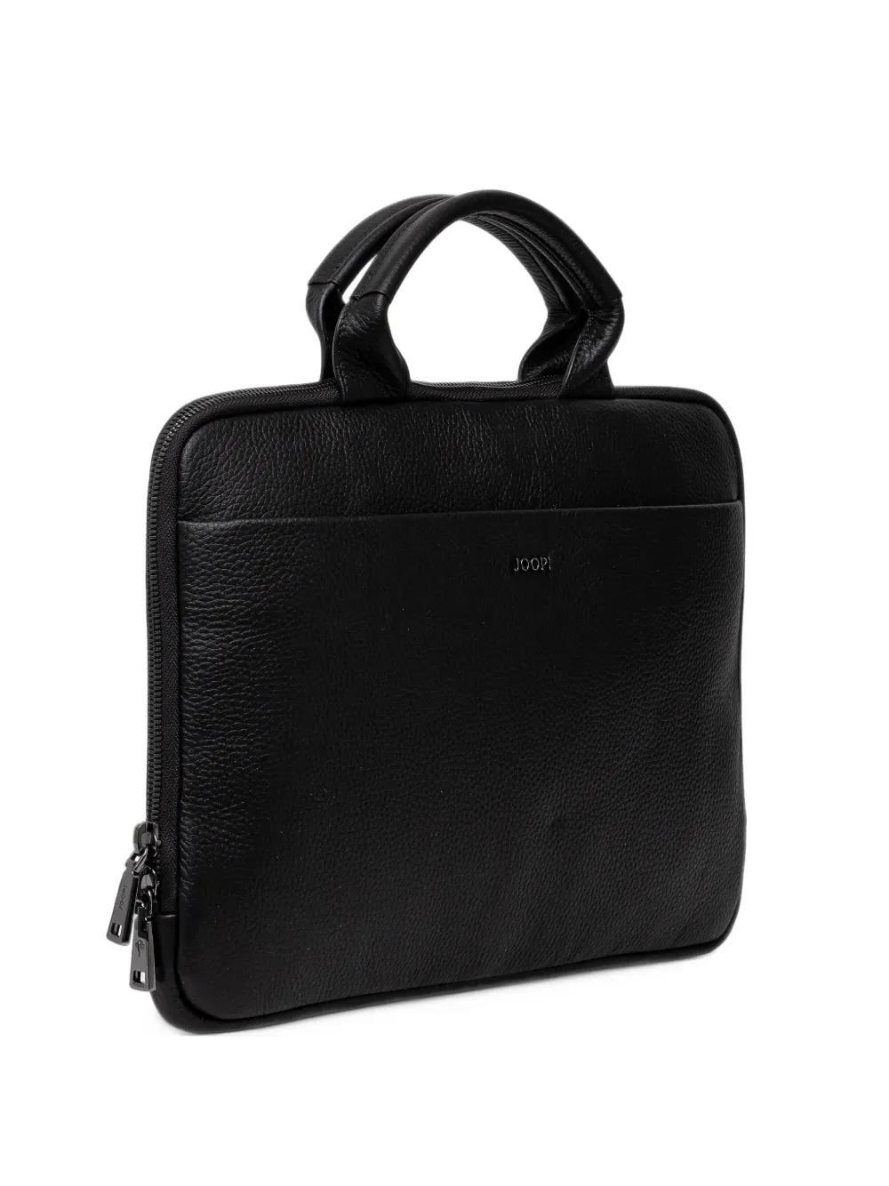 Joop Cardona Grained Leather Briefcase In Black