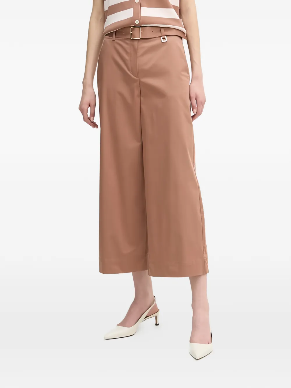 Joop Belt Trousers In Brown