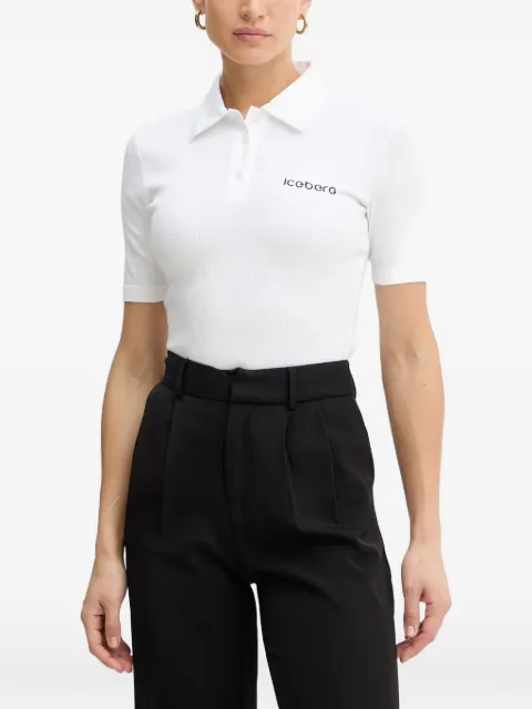Iceberg buttoned polo top