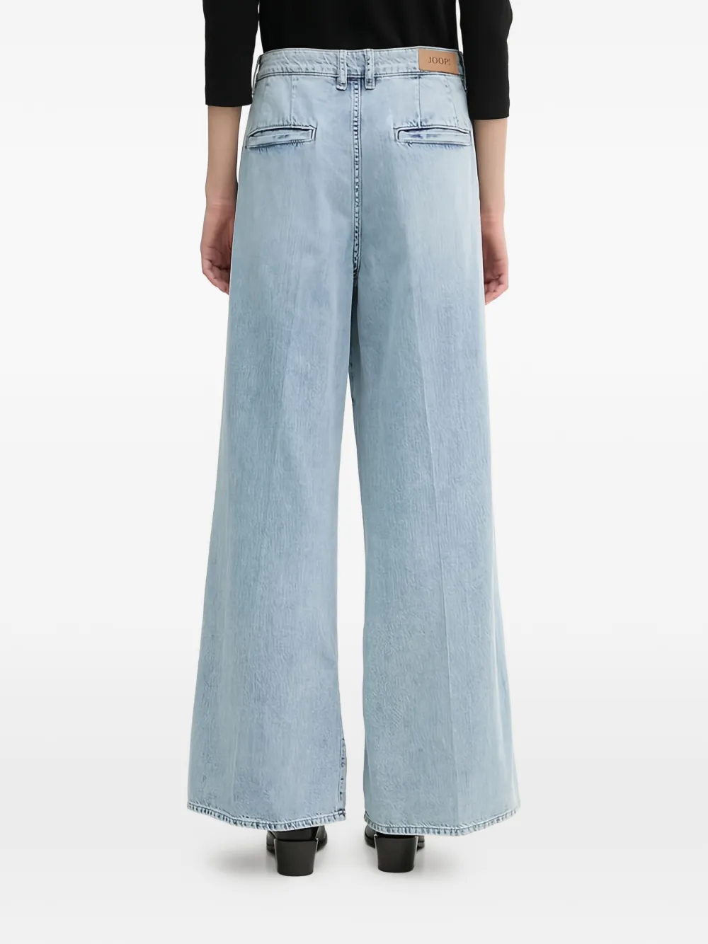 Joop! Jeans met wijde pijpen Blauw
