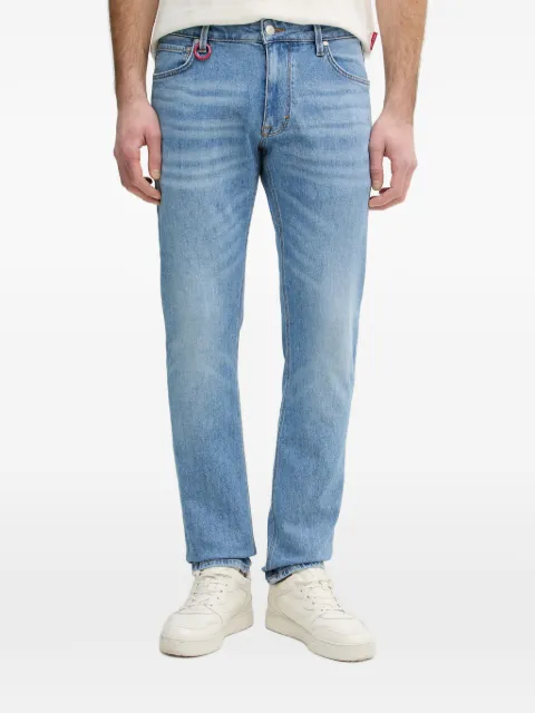 Joop! logo-patch straight-leg jeans