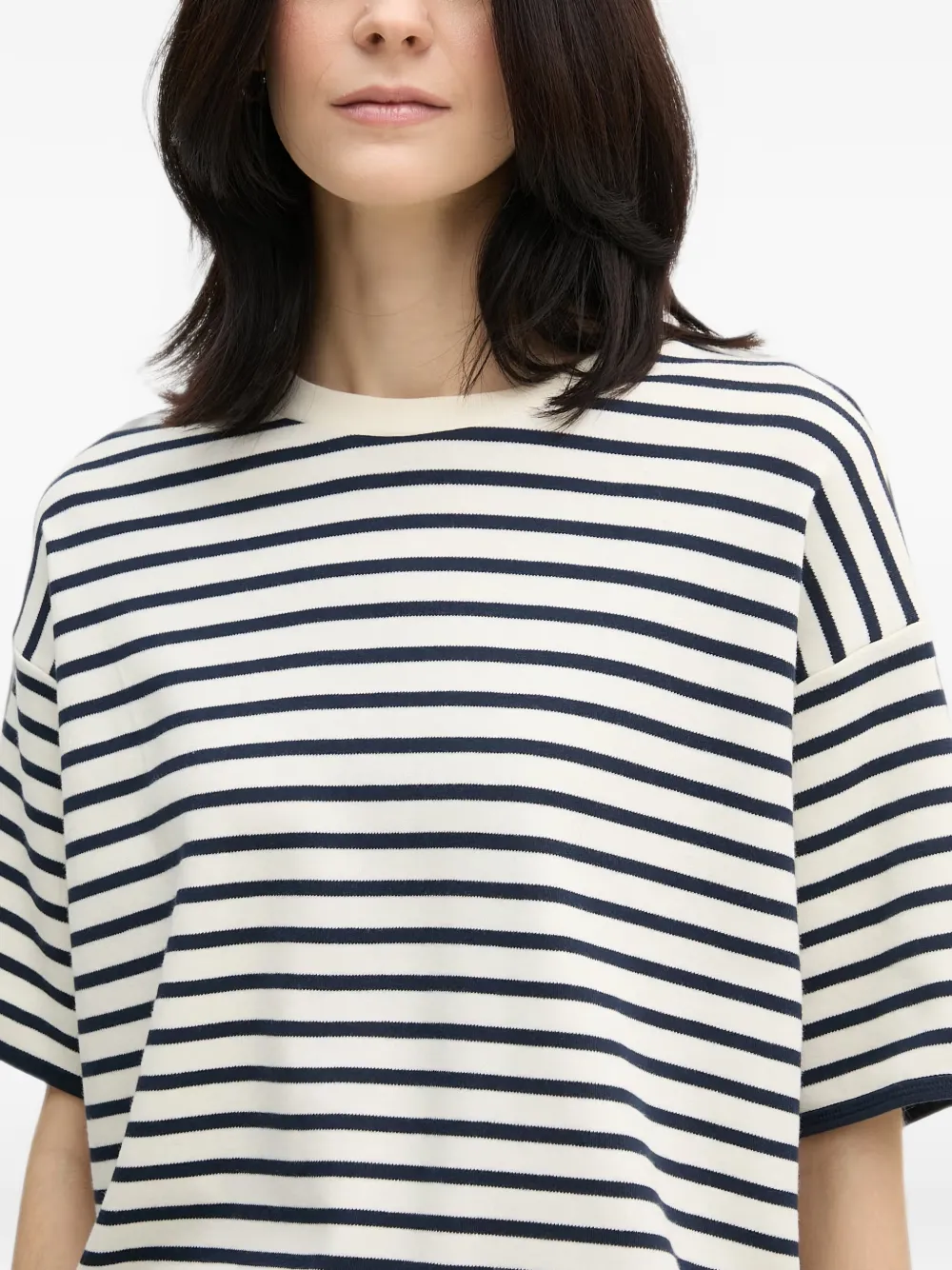 Joop! Tricia gestreept T-shirt Wit