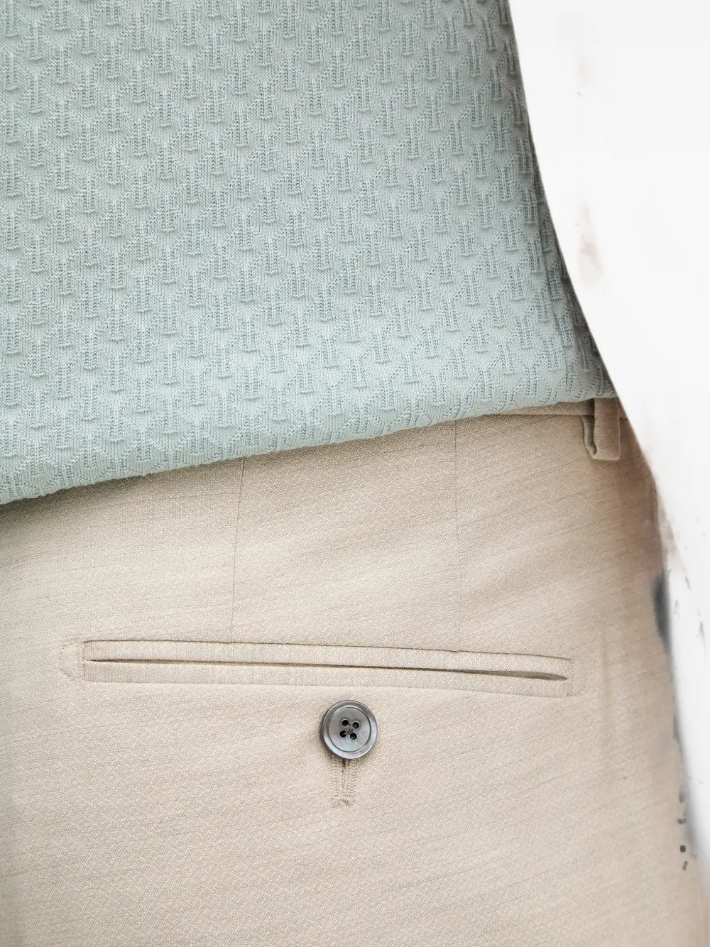 Joop! Broek met knopen Beige
