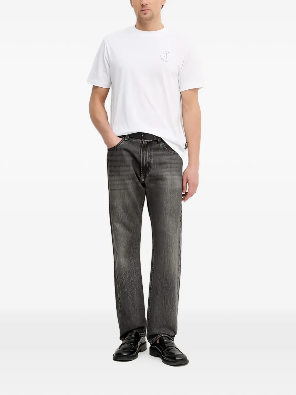 Just Cavalli Katoenen T-shirt Wit