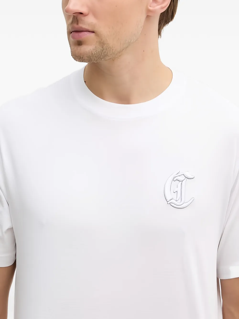 Just Cavalli Katoenen T-shirt Wit