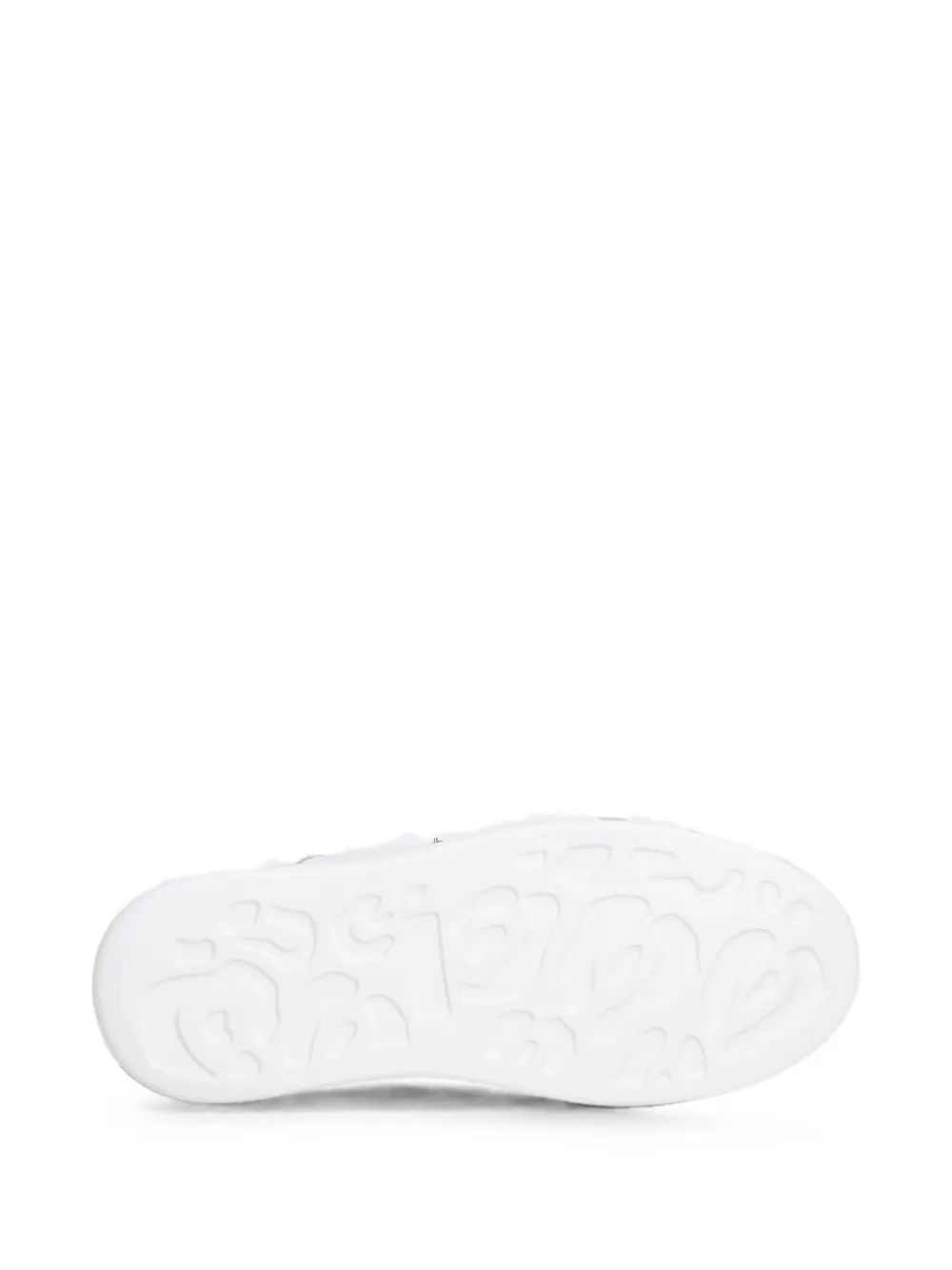 Just Cavalli glitter-detail lace-up sneakers Wit