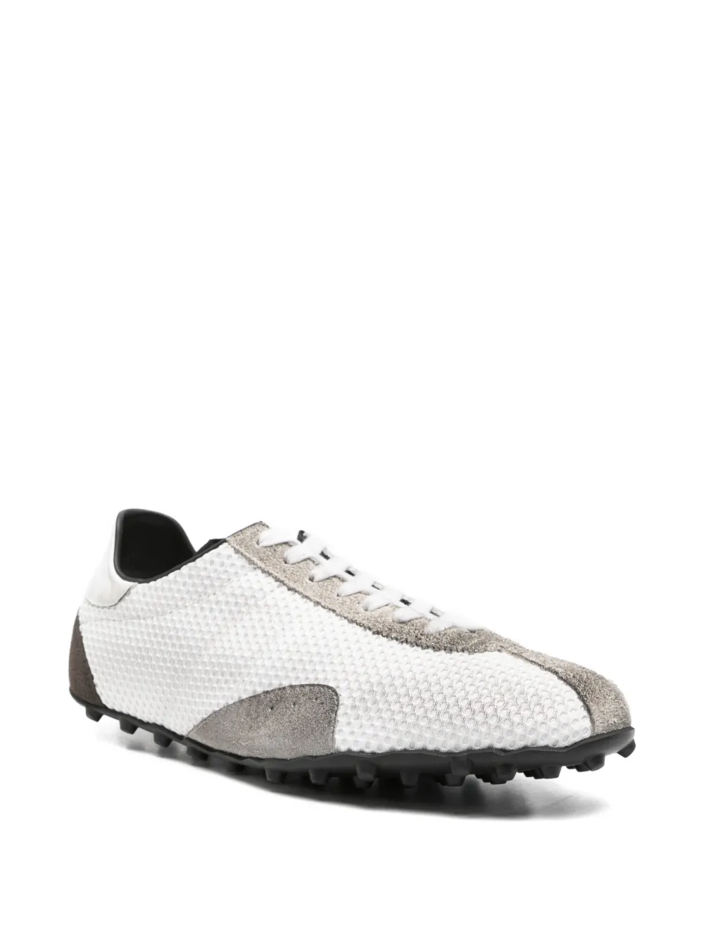 Maison Margiela textured panelled sneakers Wit