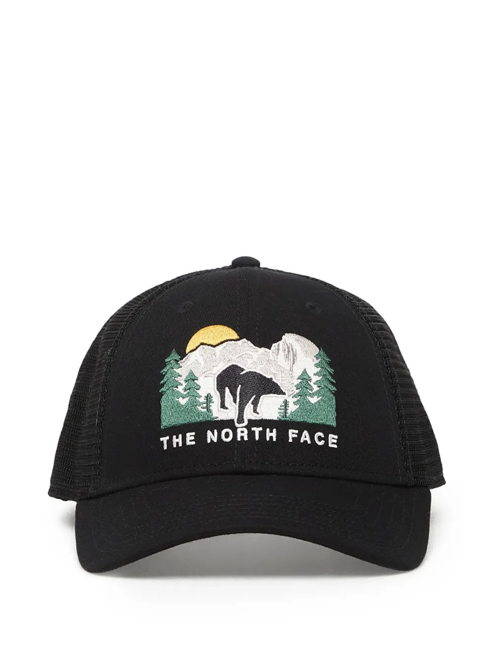 The North Face embroidered trucker cap - Nero