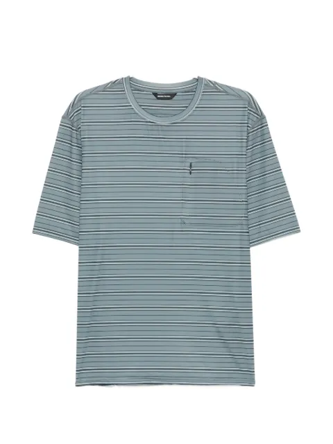 Hiking Patrol striped zip-pocket T-shirt