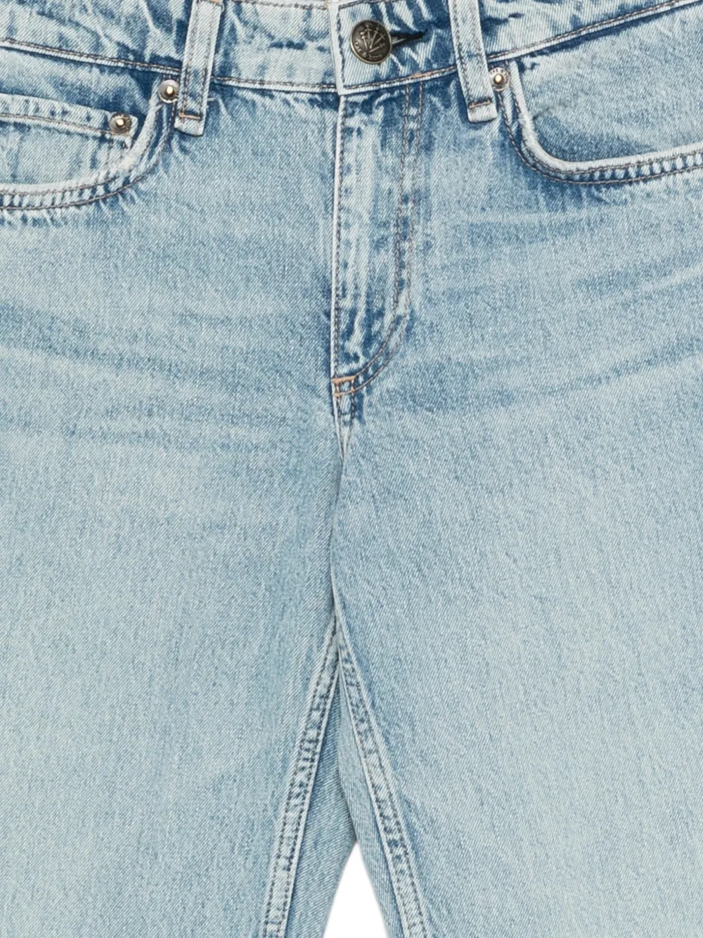  Rag & Bone Pantalones Harlow Con Cinco Bolsillos - Azul 