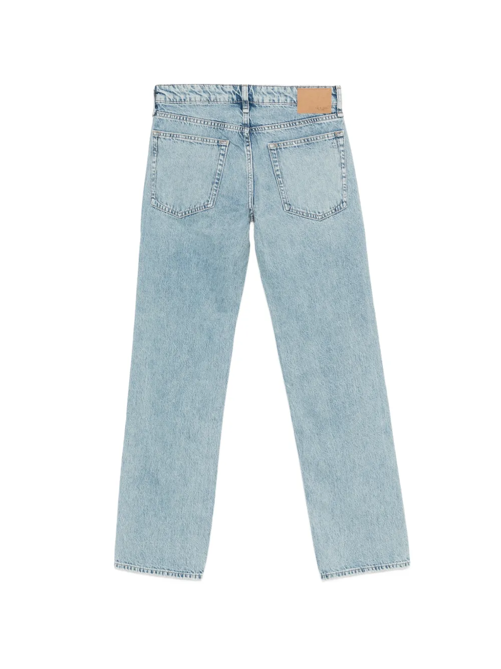  Rag & Bone Pantalones Harlow Con Cinco Bolsillos - Azul 