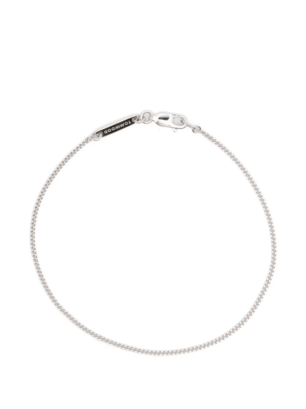 Tom Wood Jil curb-chain bracelets - Argento