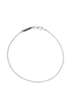 Tom Wood Curb M Bracelet | Silver | FARFETCH
