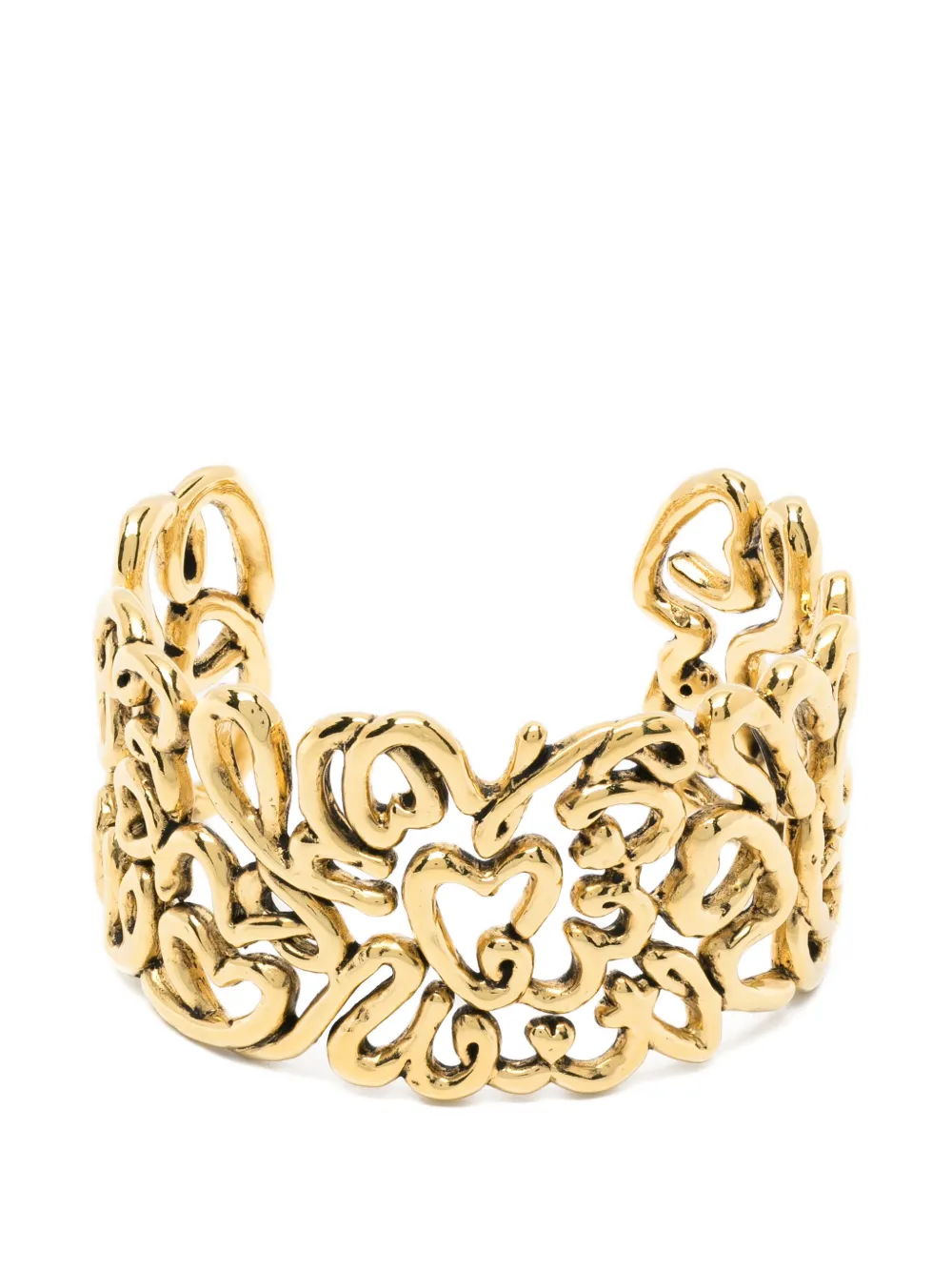 Aurelie Bidermann Sweeny heart bracelet - Oro