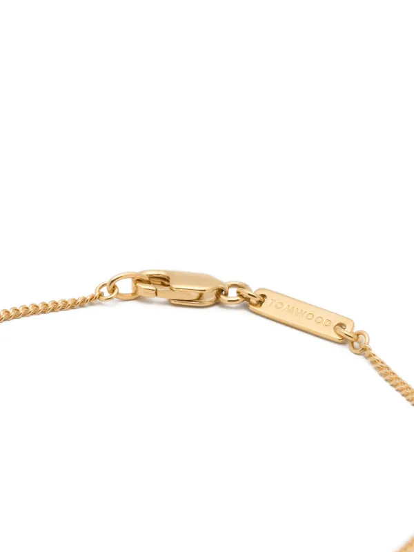 Tom Wood Jil curb-chain Bracelet | Gold | FARFETCH KW