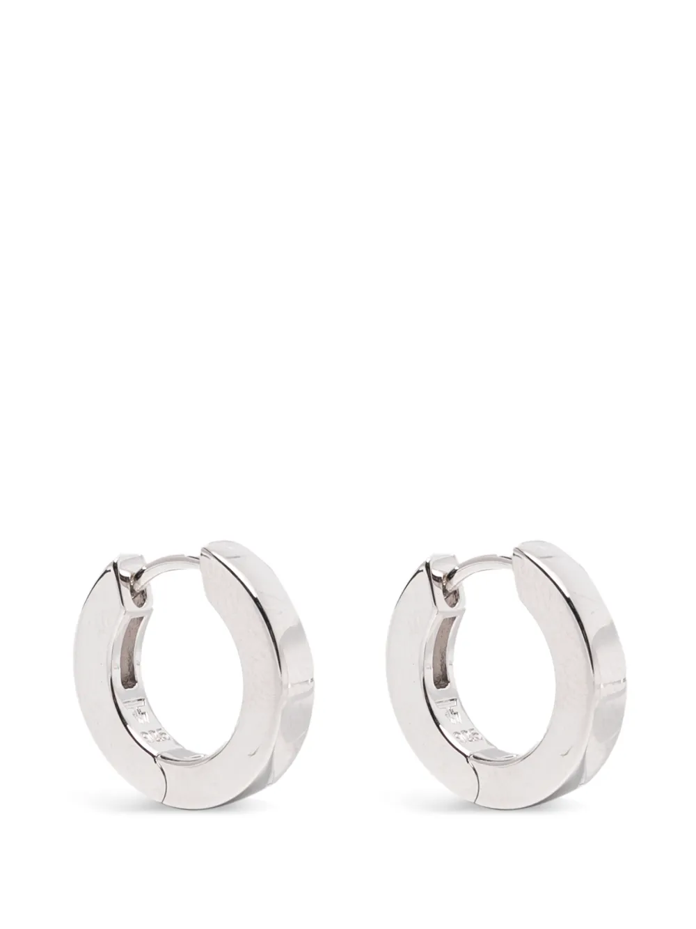 Tom Wood Beck hoop earrings - Argento