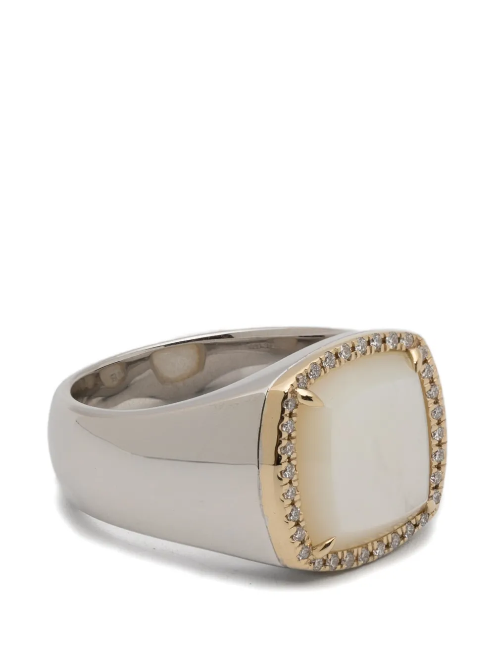 Tom Wood May diamond ring - Argento
