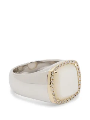 Tom Wood Dean Duo Ring | シルバートーン | FARFETCH JP