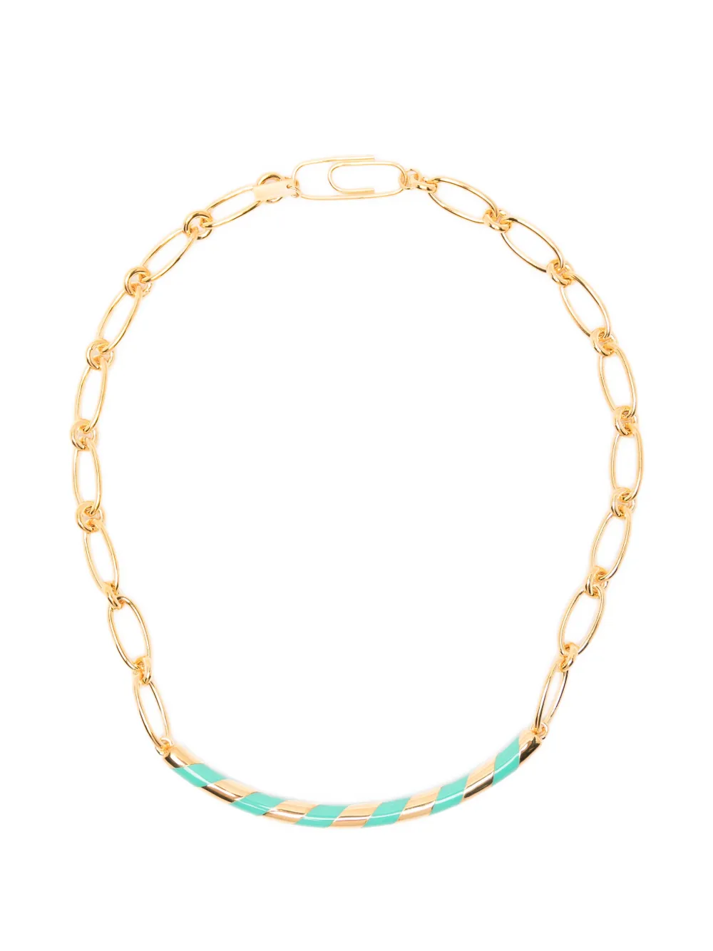 Aurelie Bidermann enamel-detail necklace - Gold