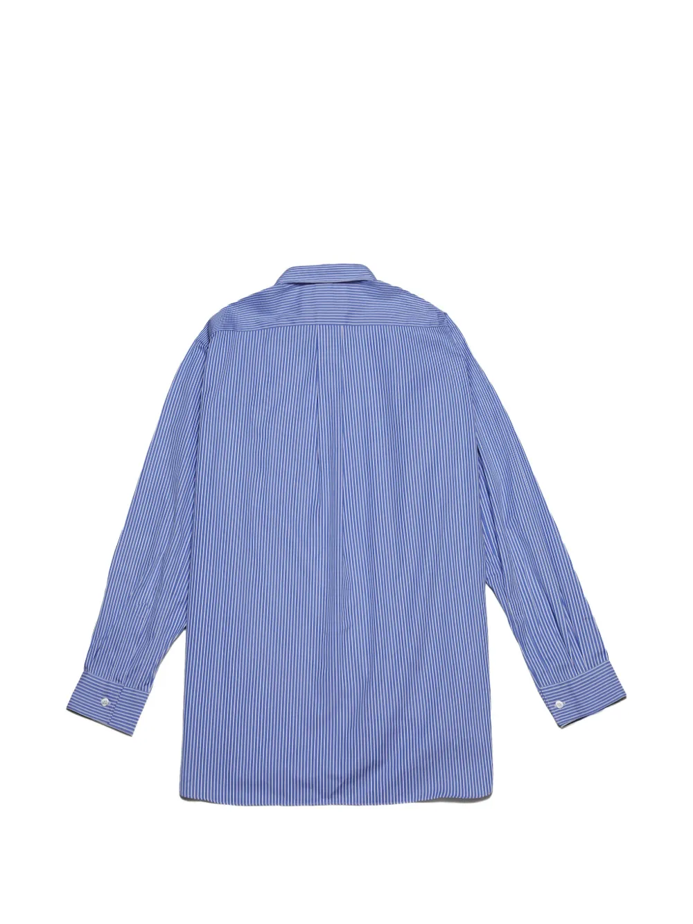 Comme Des Garçons Shirt Gestreept overhemd met zak Blauw