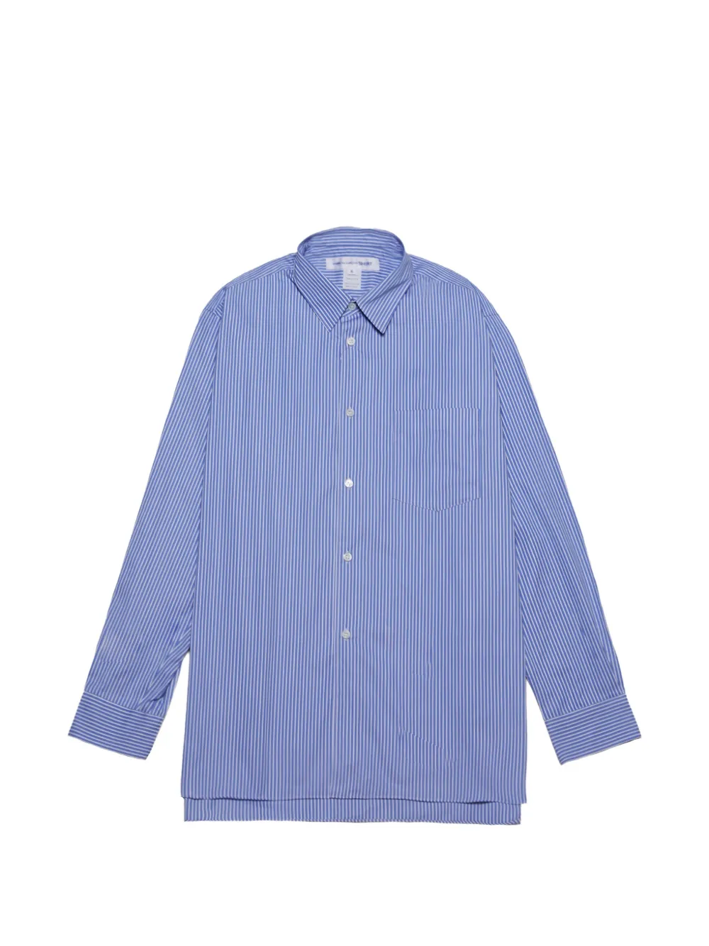 Comme Des Garçons Shirt stripe pocket shirt - Blau