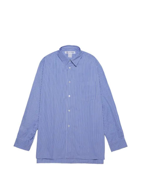 Comme Des Garçons Shirt camisa con bolsillo a rayas