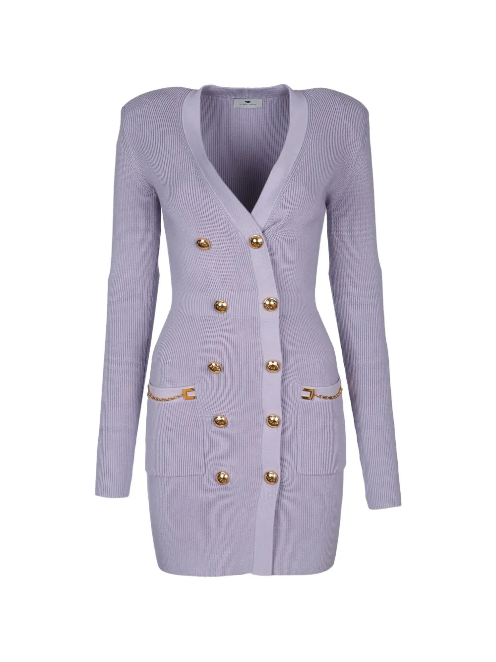 Elisabetta Franchi double-breasted mini dress - Viola