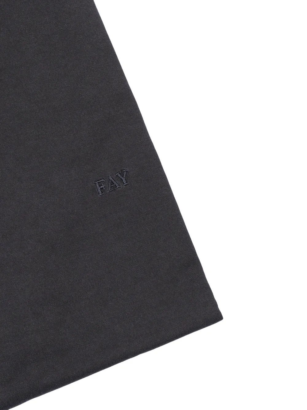 Fay Poloshirt met geborduurd logo Grijs