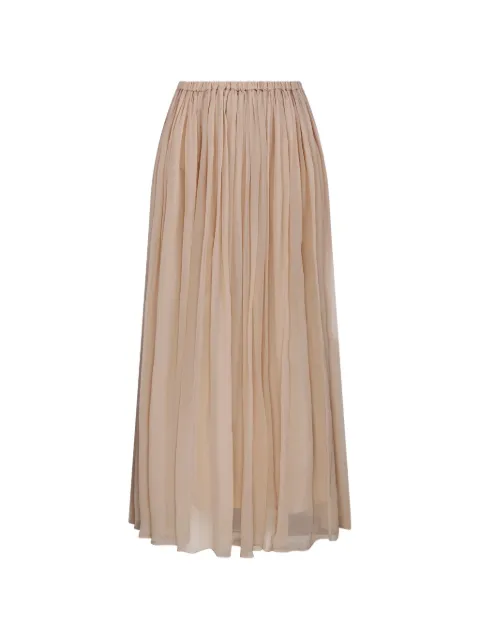INTO THE EAST pleated maxi skirt