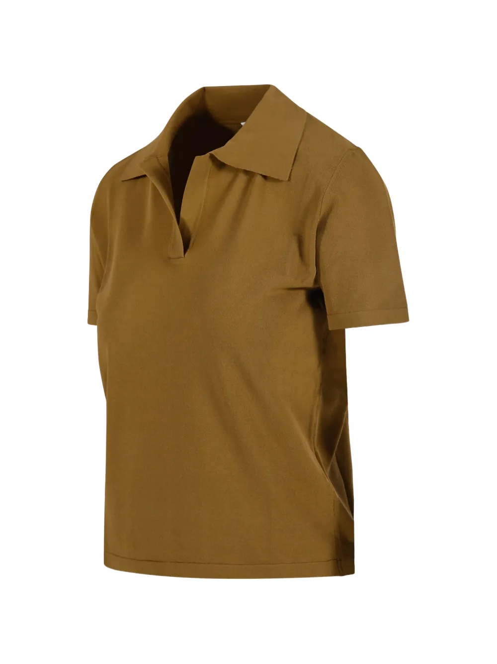 Roberto Collina T-shirt met V-hals Bruin