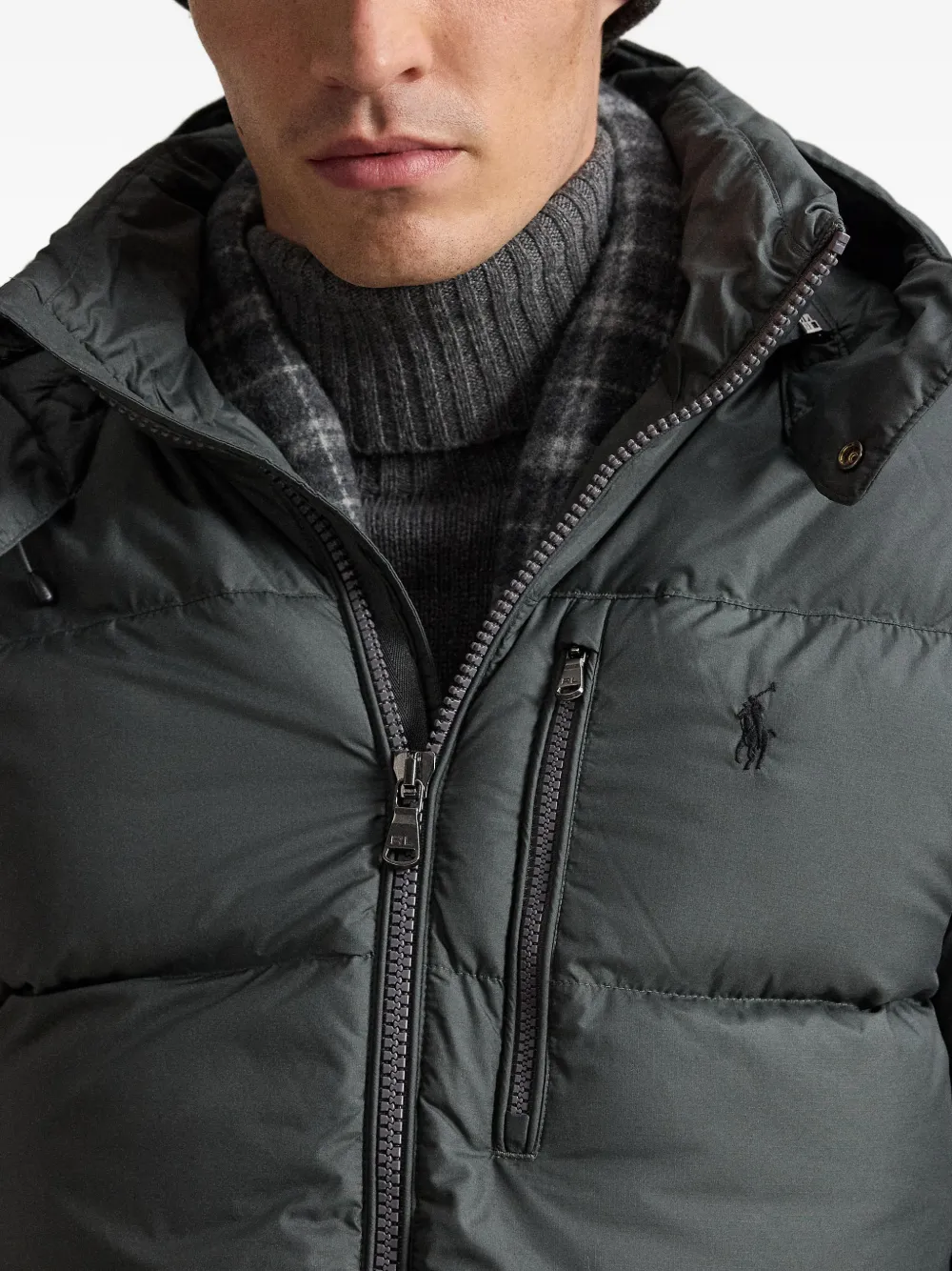 Polo Ralph Lauren Gewatteerd donsjack Grijs