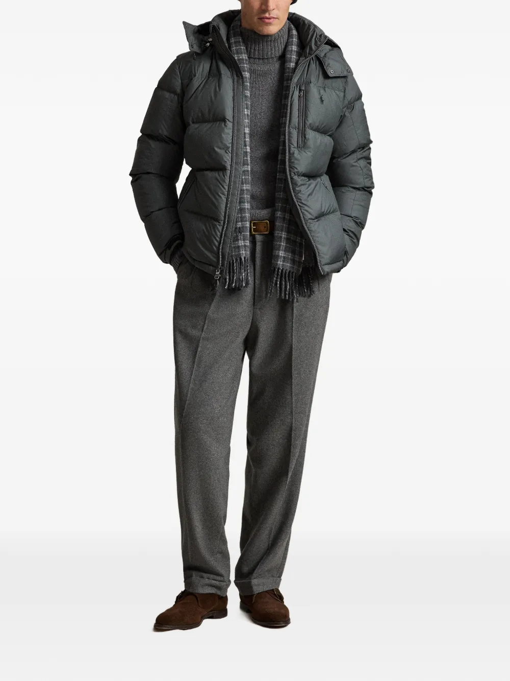 Polo Ralph Lauren Gewatteerd donsjack Grijs