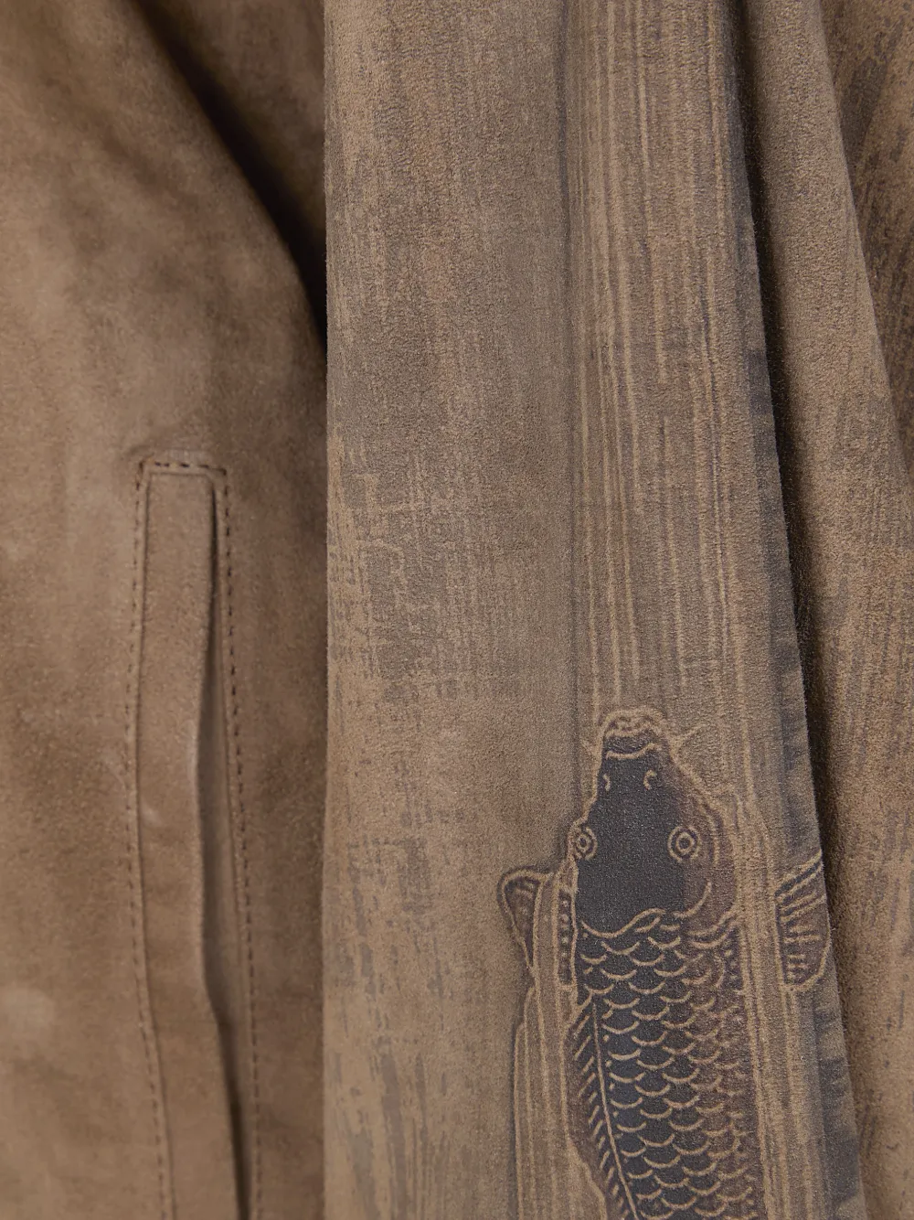  Ibrigu Zip Bomber Jacket - Brown 