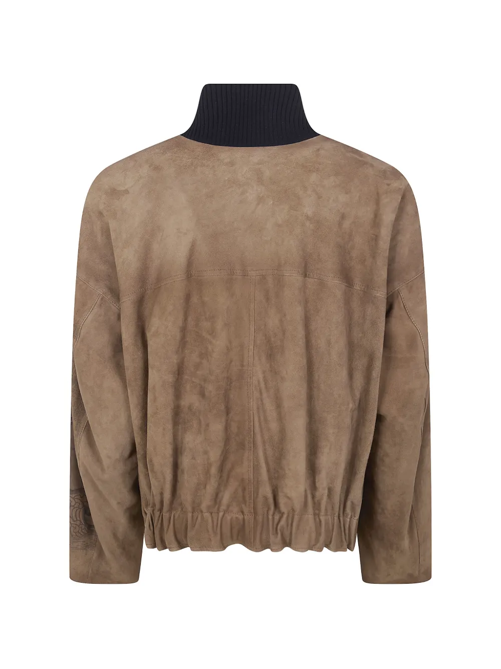  Ibrigu Zip Bomber Jacket - Brown 