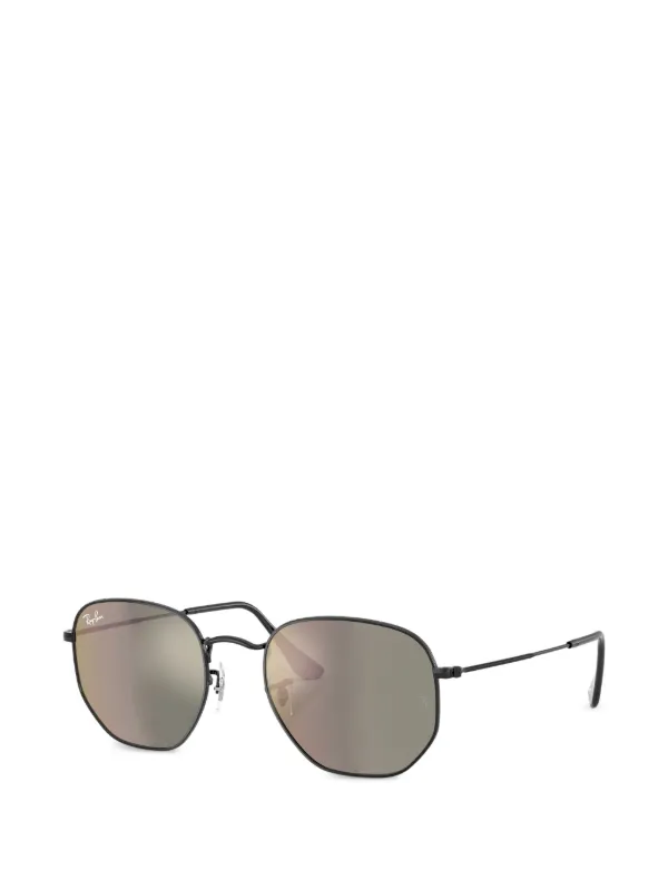Ray-Ban ヘキサゴンフレーム サングラス | ブラック | FARFETCH JP