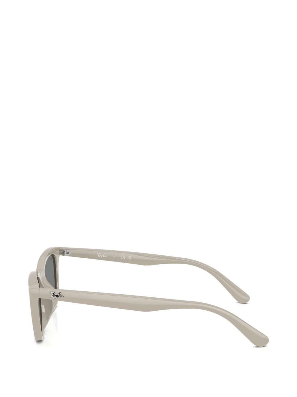 Ray-Ban Zonnebril met geometrisch montuur Beige