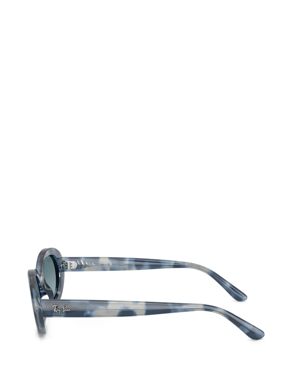 Ray-Ban Zonnebril met ovalen montuur Blauw