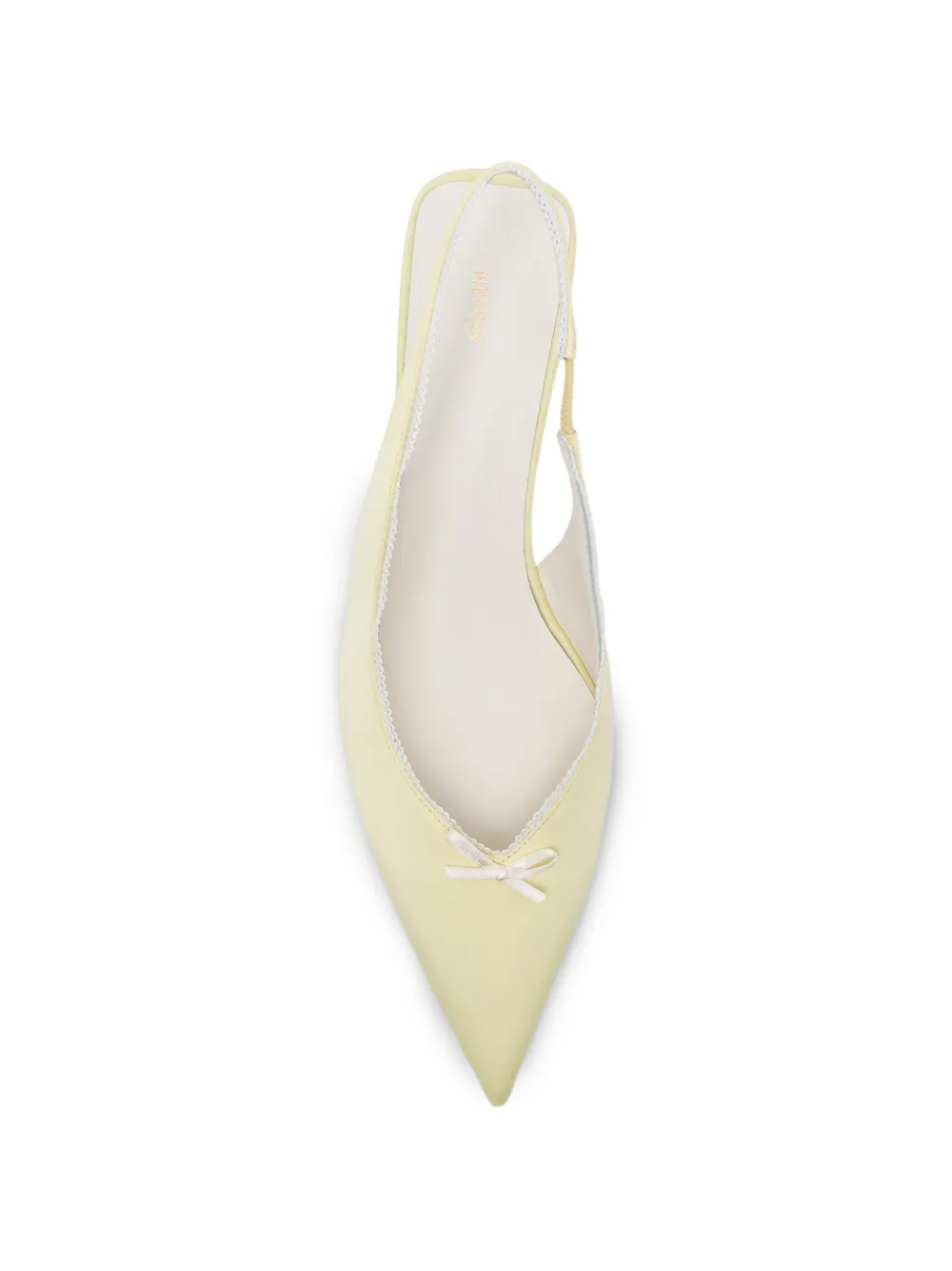 NEOUS 65mm Moriah Pumps in Yellow, view 4