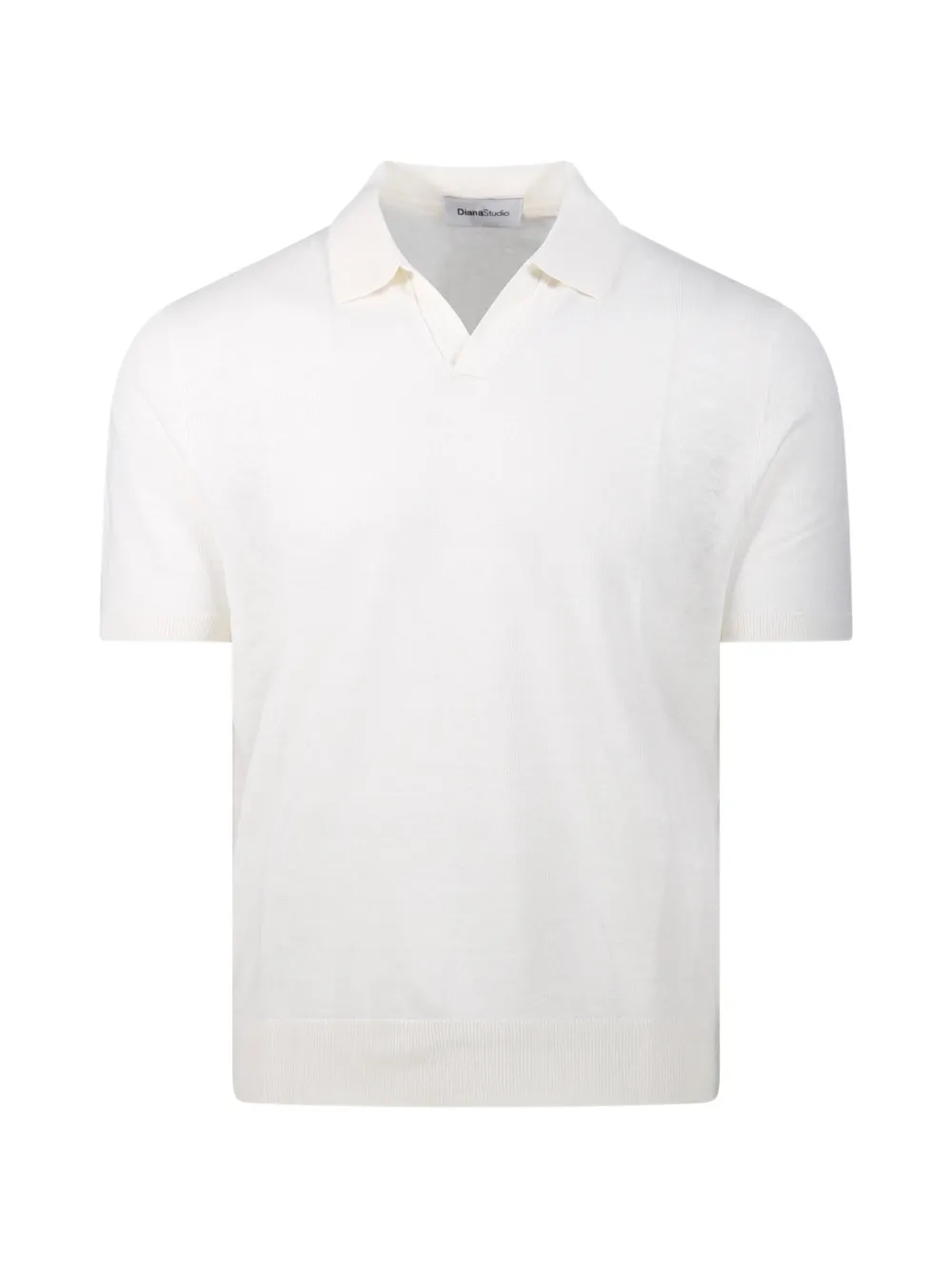 Diana Studio V넥 반소매 티셔츠 | 화이트