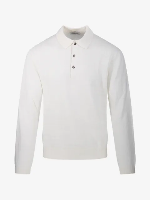 Diana Studio playera tipo manga larga polo con botones