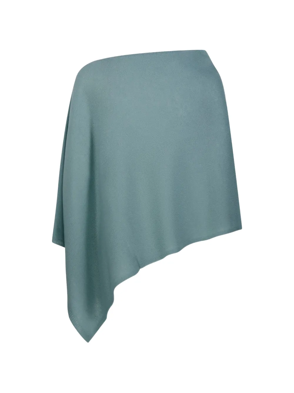  Beyou Asymmetric Poncho - Blue 