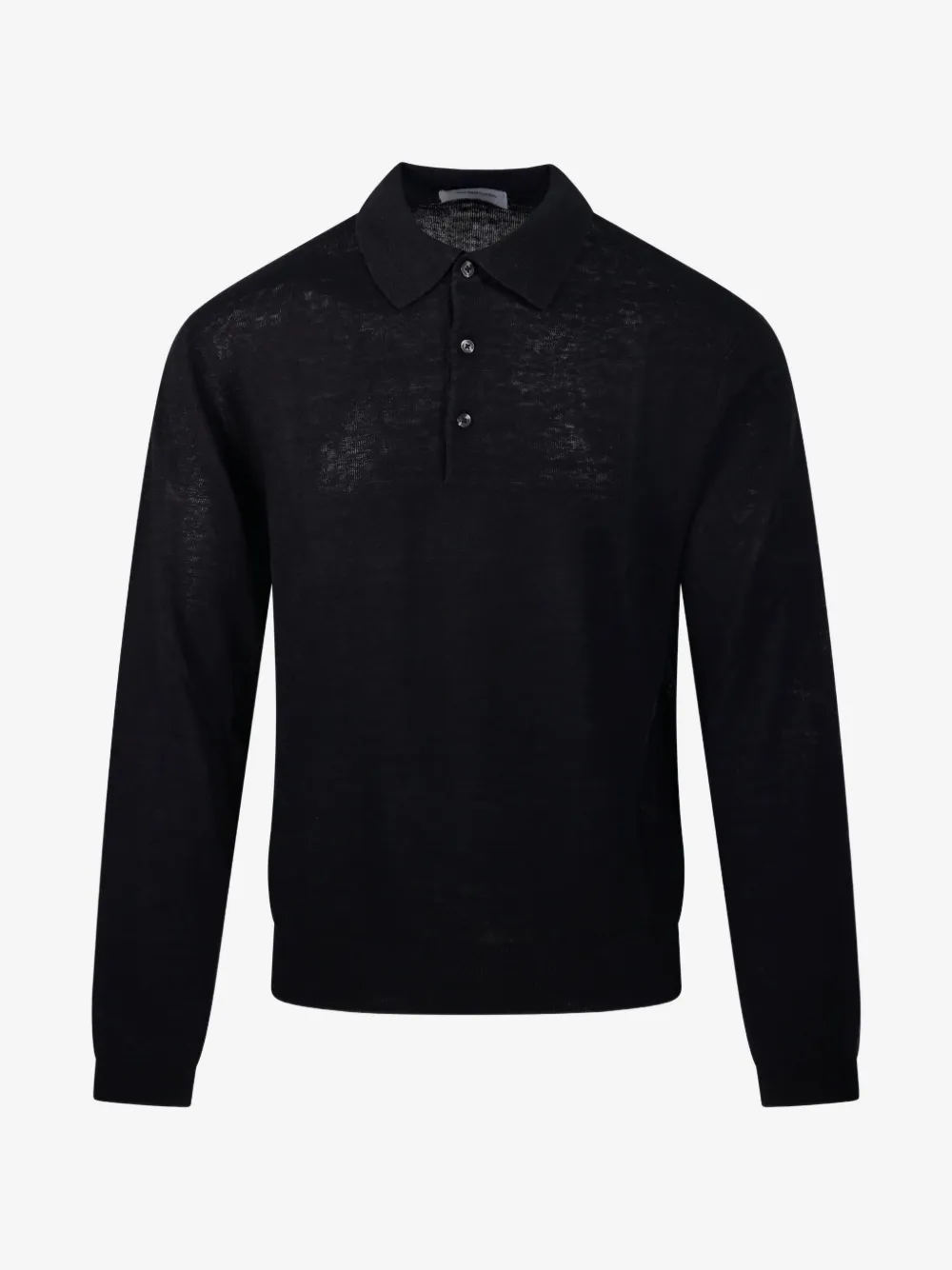 Diana Studio long-sleeved polo shirt | Black | Image 1